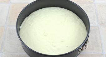 Творожный пирог с песочной крошкой — инструкция по приготовлению, шаг 5