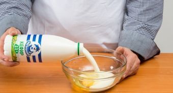 Панкейки на кефире с шоколадом — инструкция по приготовлению, шаг 4