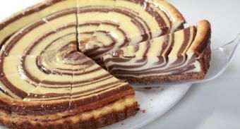 Чизкейк-зебра — инструкция по приготовлению, шаг 1