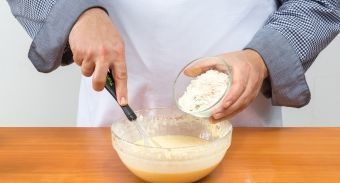 Блины на миндальной муке с апельсинами — инструкция по приготовлению, шаг 5