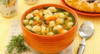 Куриный суп с галушками — инструкция по приготовлению, шаг 4