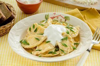 Вареники с картошкой и сыром