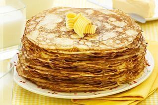 Манные блины на молоке