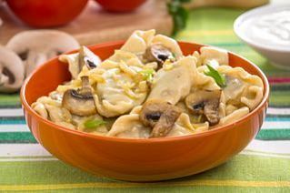 Вареники с картошкой и грибами