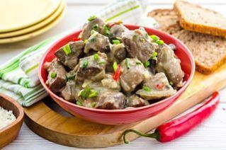 Рагу из субпродуктов по-адыгейски